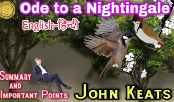 Summary Ode to a Nightingale in Hindi