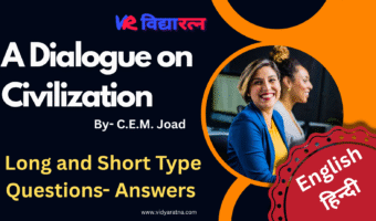 A Dialogue On Civilization: Question Answer