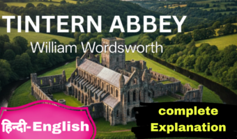 Lines Composed a Few Miles above Tintern Abbey